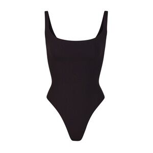 SKIMS black square neck bodysuit
